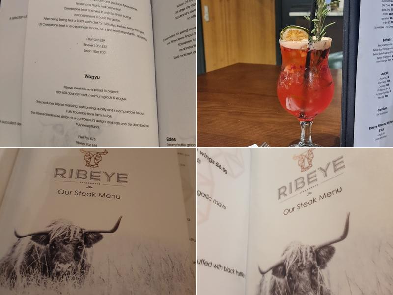 Ribeye Steakhouse Menu