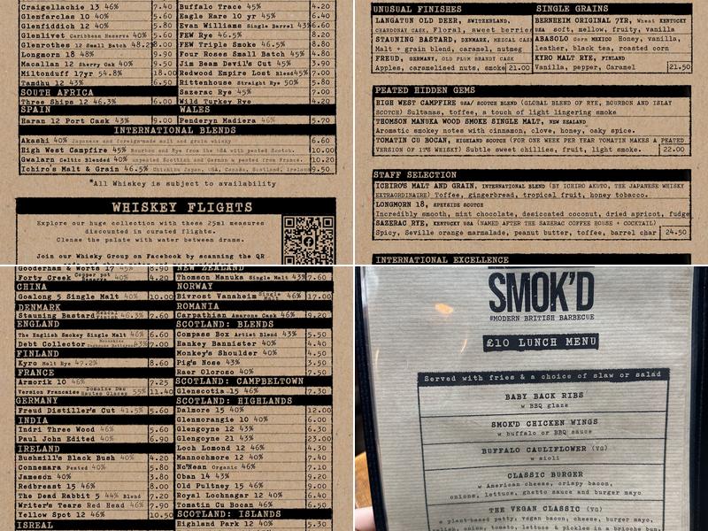 The Candlemaker - SMOK'D Menu