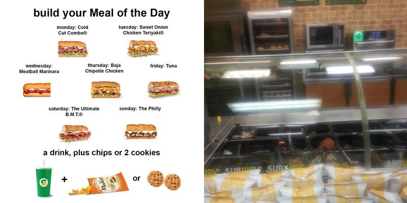 Subway Menu