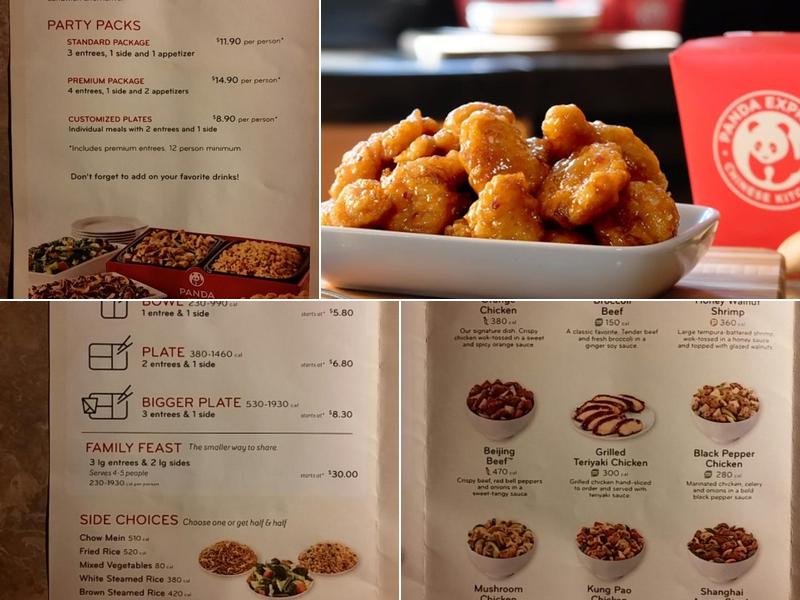 Panda Express Menu