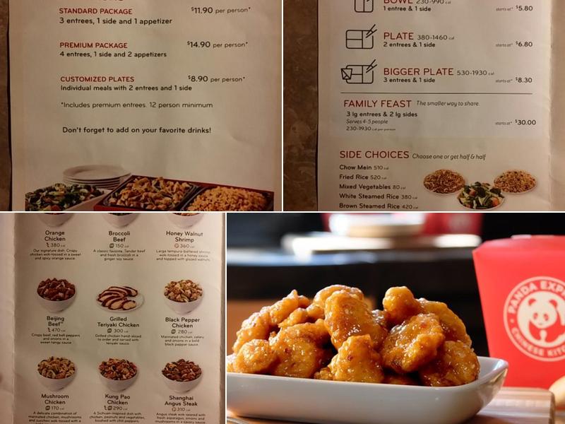 Panda Express Menu