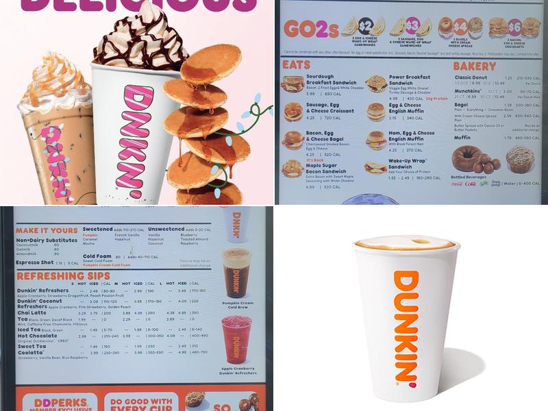 Dunkin' Menu