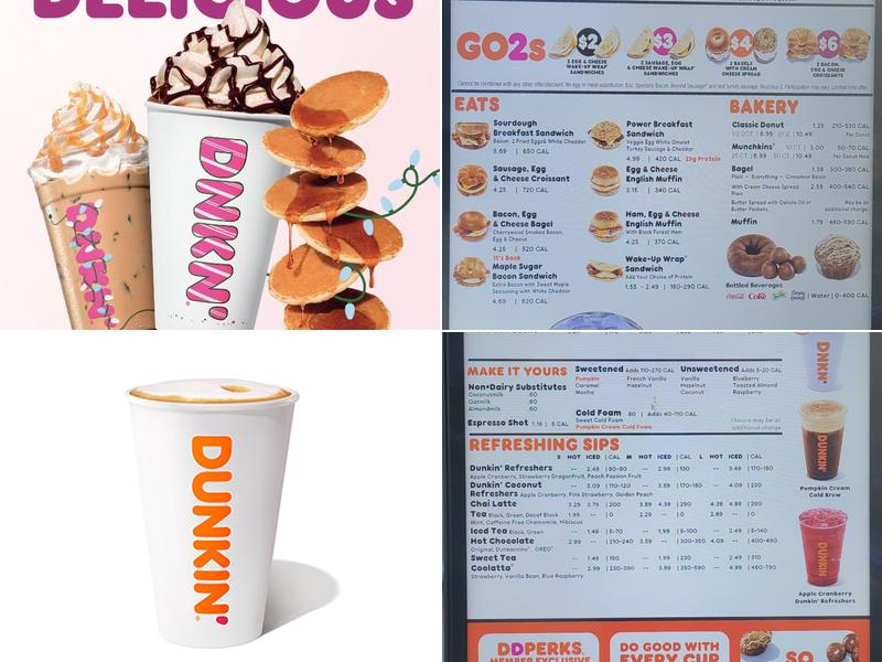 Dunkin' Menu