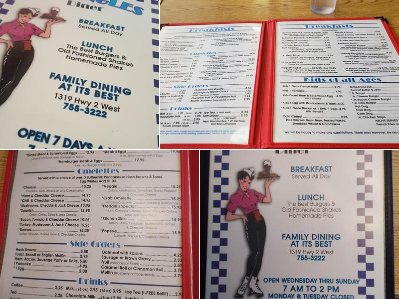 Bojangles Diner Menu