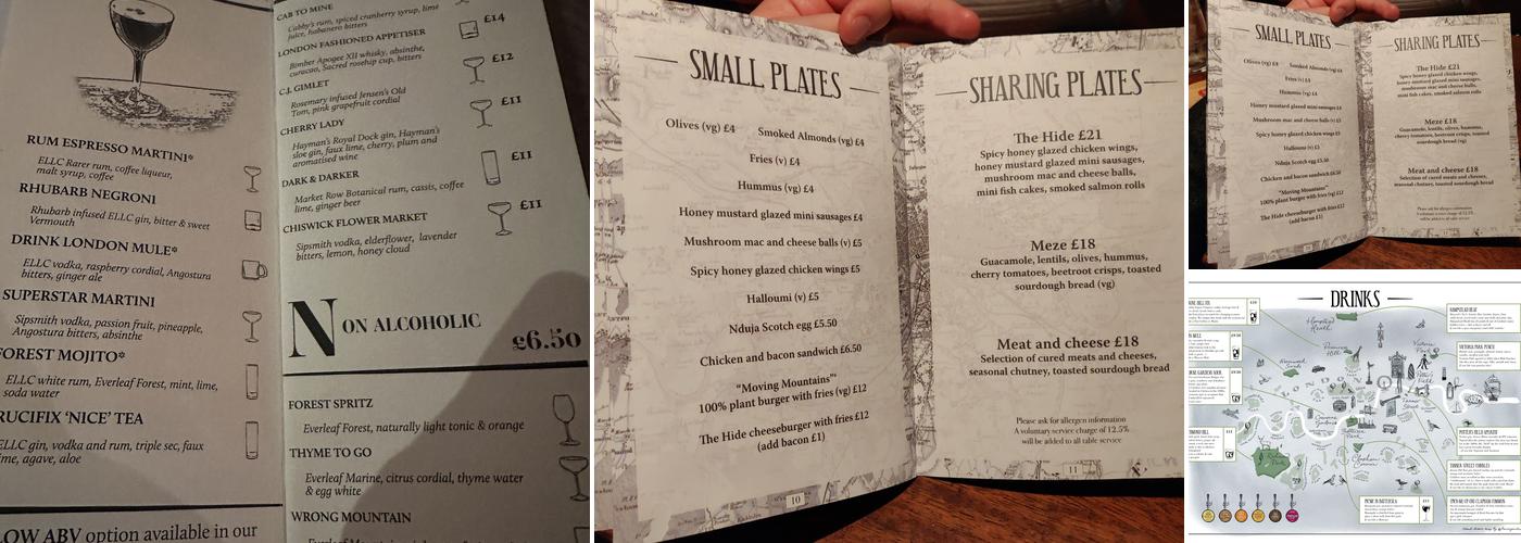 The Hide Bar Menu