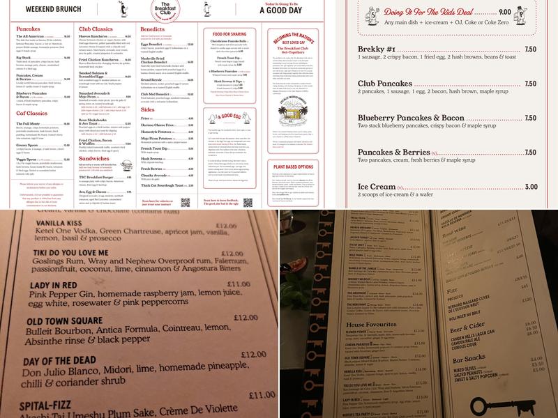 The Mayor of Scaredy Cat Town Menu