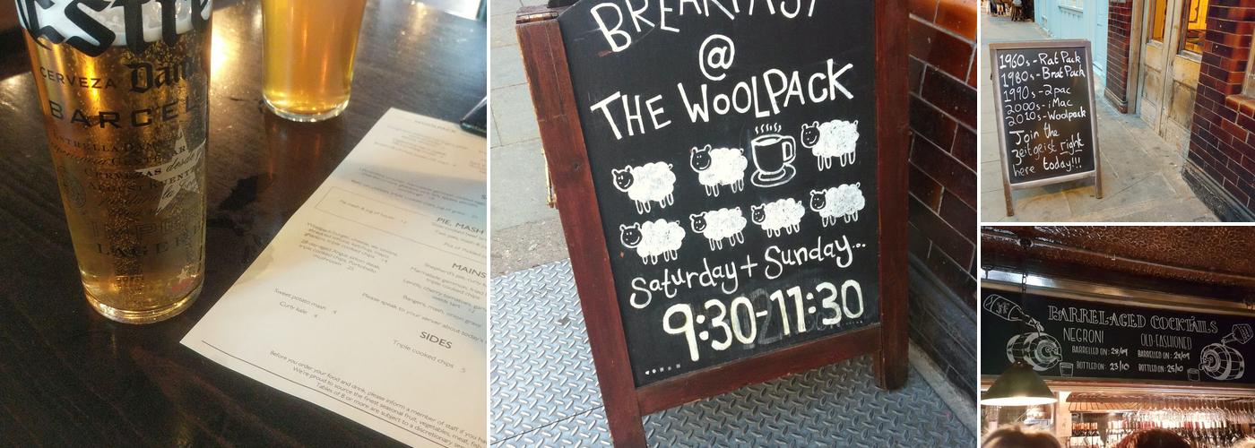 The Woolpack Menu