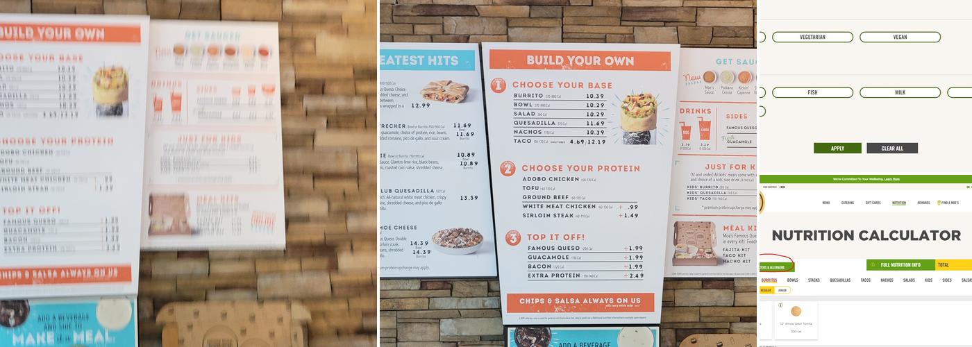 Moe's Southwest Grill Menu