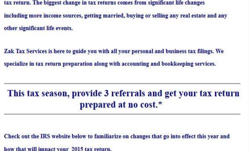 Zak Tax Services