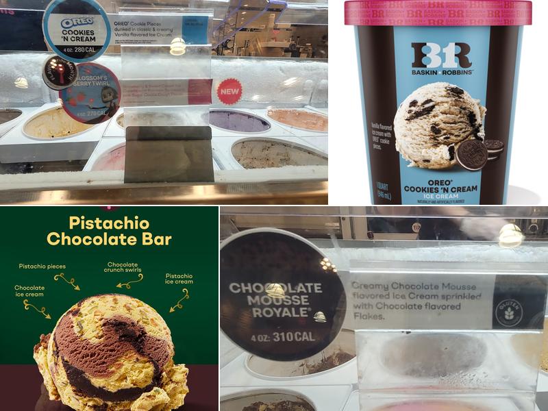 Baskin-Robbins Menu
