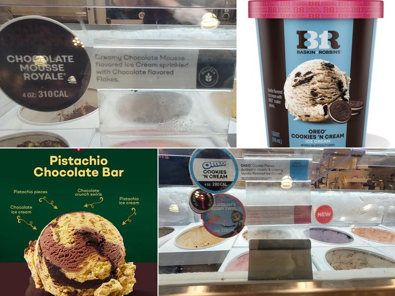 Baskin-Robbins Menu