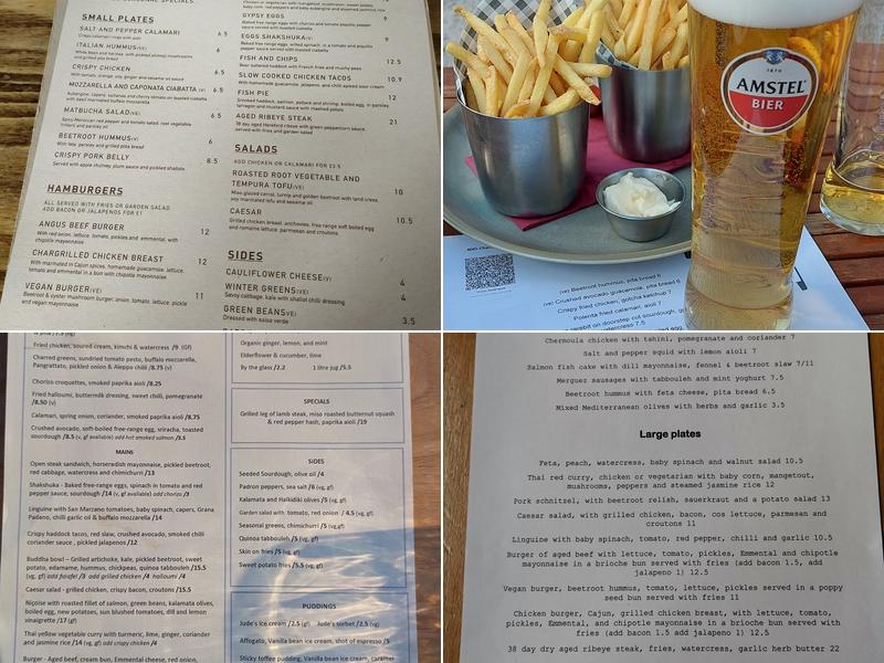 The Union Paddington Menu