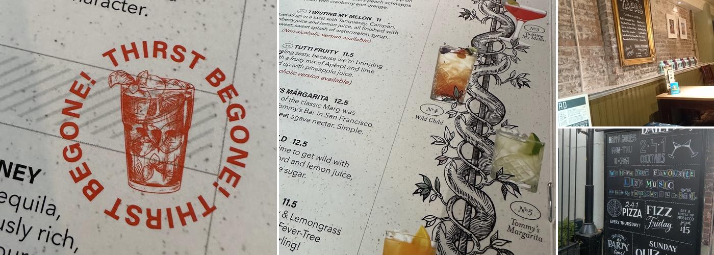 The Vineyard Islington Menu