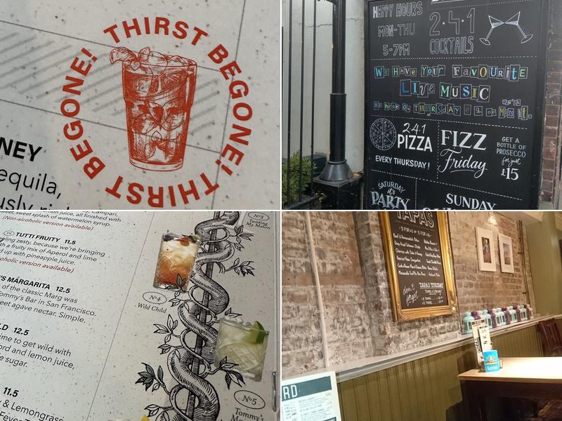 The Vineyard Islington Menu