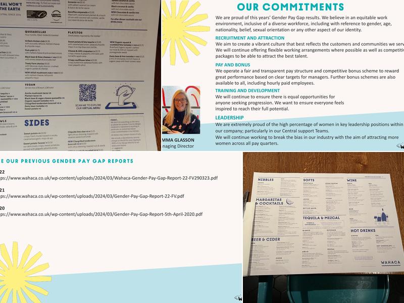 Wahaca Canary Wharf Menu