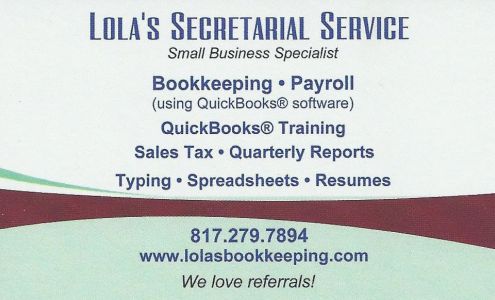Lola's Secretarial Service
