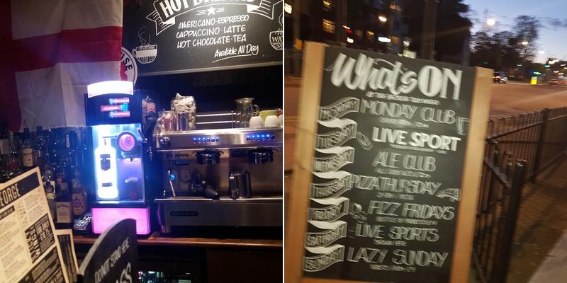 George Woodford Menu