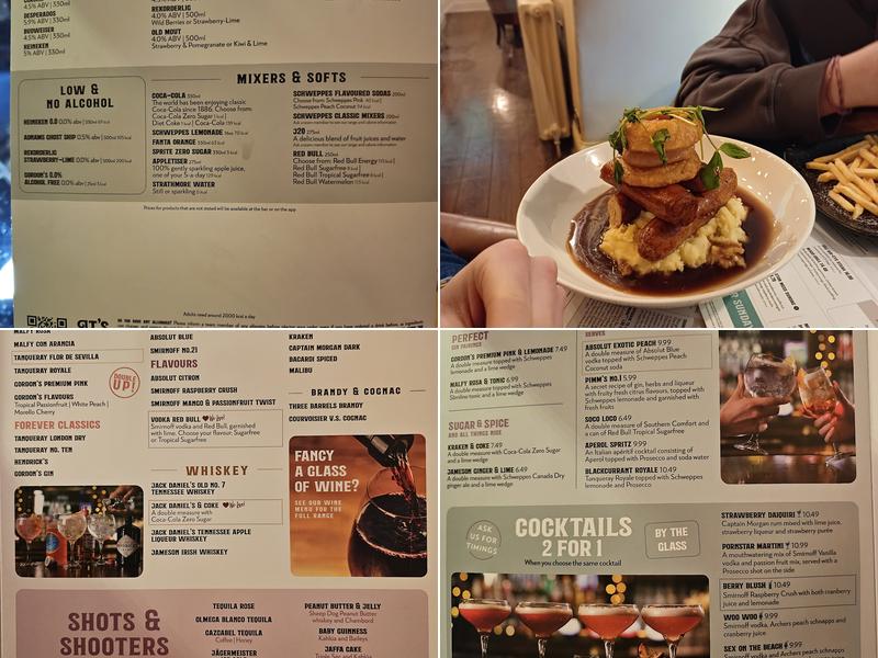 Cheshire Cheese Menu