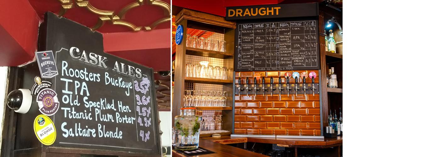 The Salutation Pub Menu