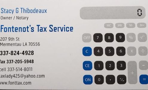 Fontenot & Associates Tax and Bookkeeping Service LLC - Notary Mermentau