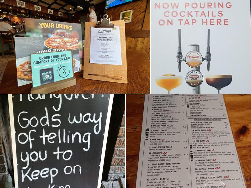 The Old City Arms Menu