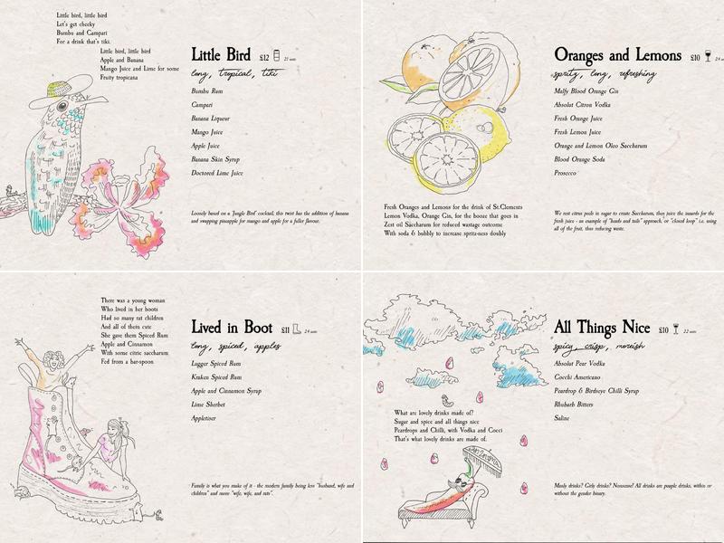 The Common Room Menu