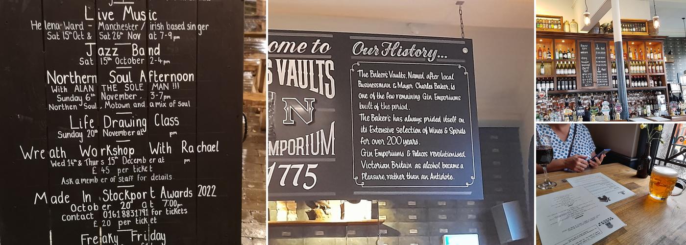 Bakers Vaults Menu