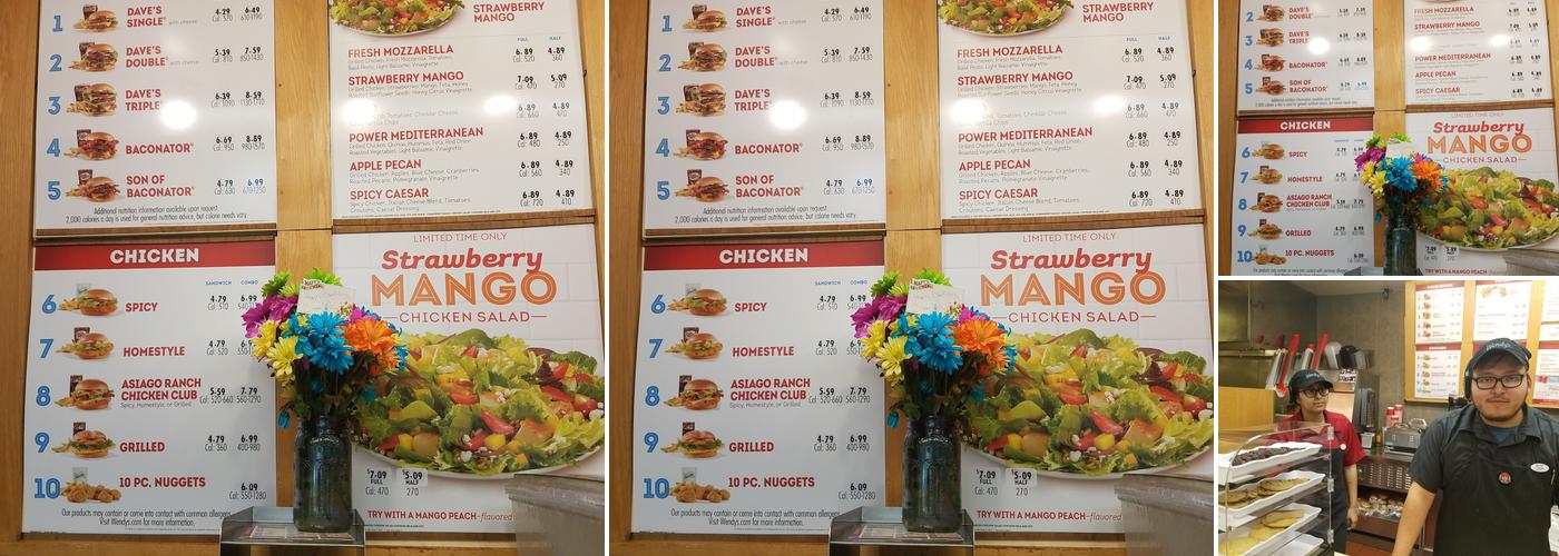 Wendy's Menu