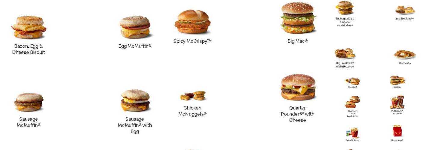 McDonald's Menu