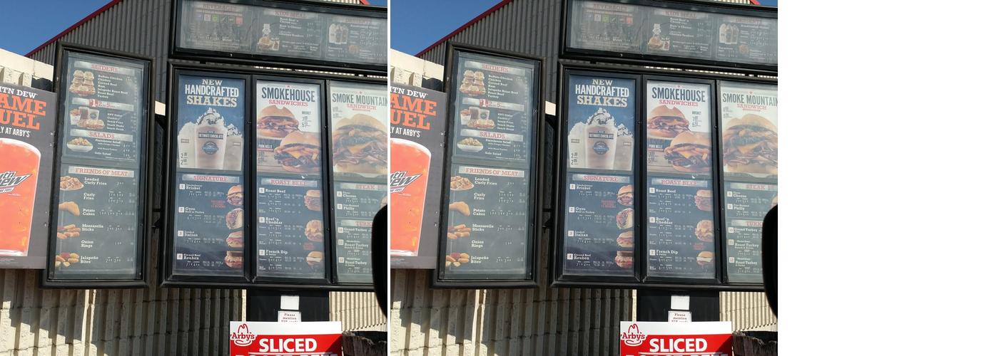 Arby's Menu