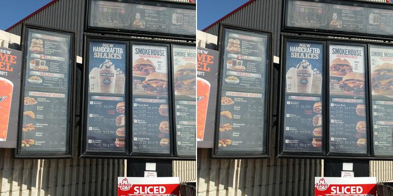 Arby's Menu
