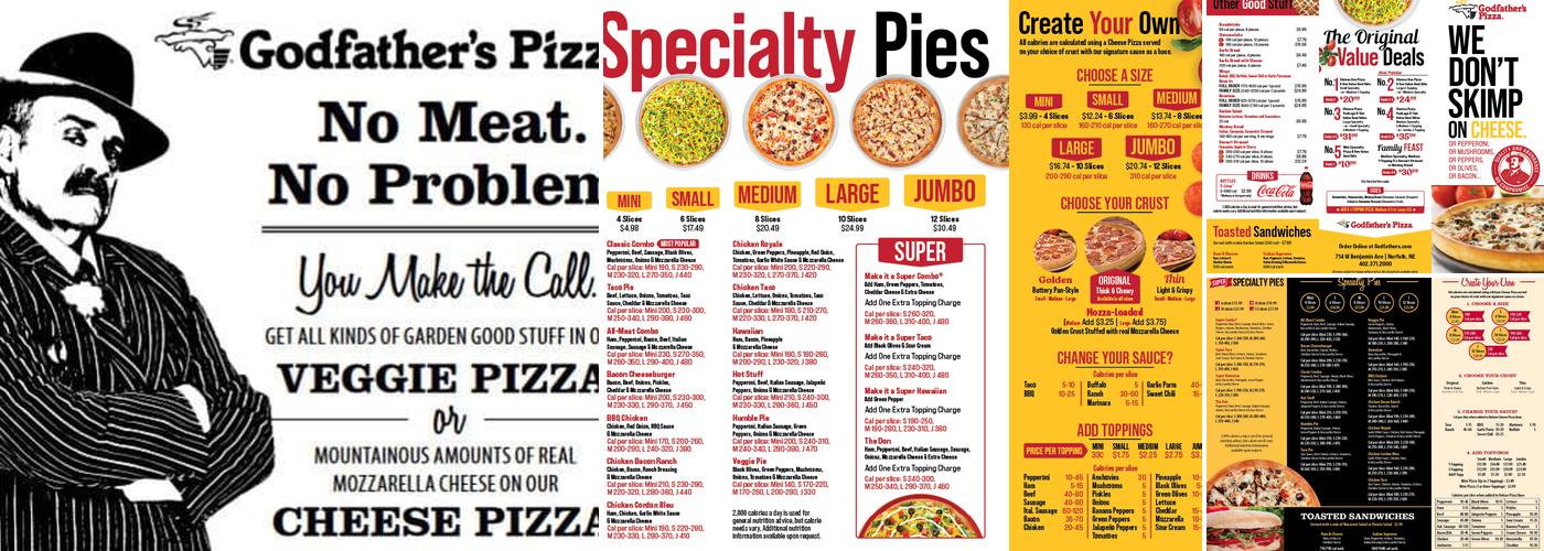 Godfather's Pizza Menu