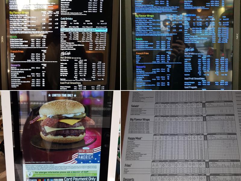 McDonald's Menu