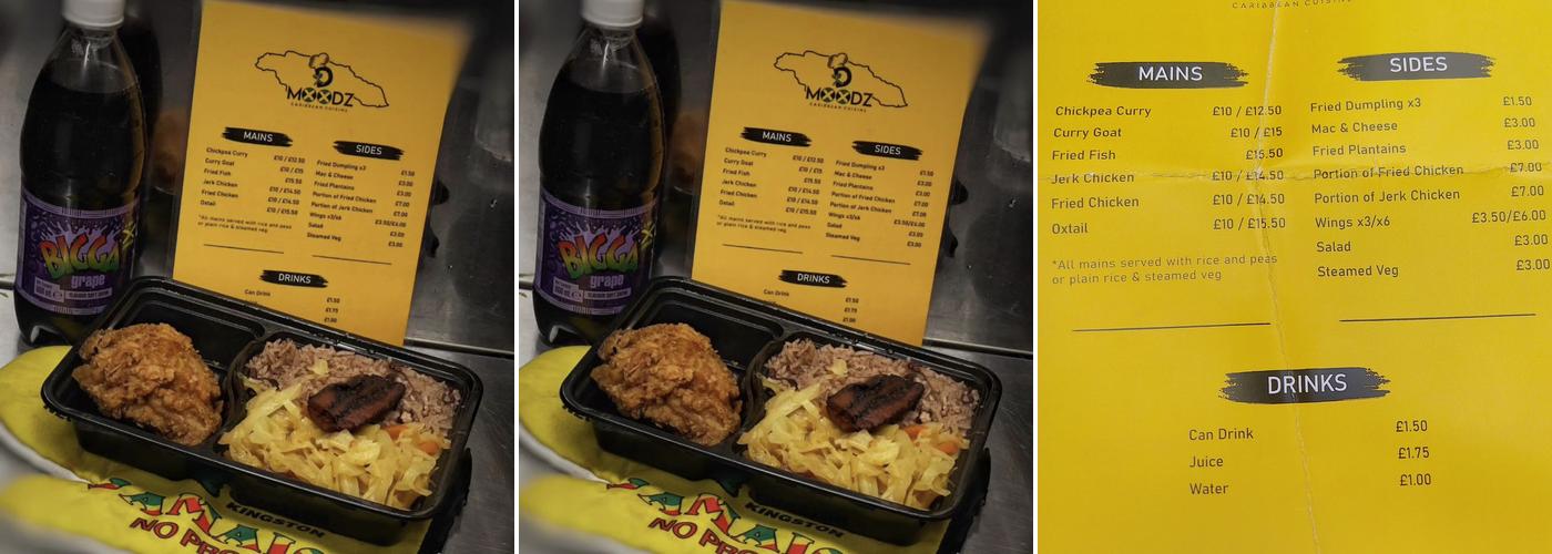 D’MOODZ CARIBBEAN CUISINE Menu