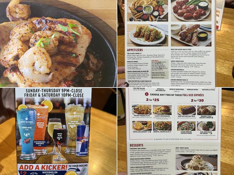 Applebee's Grill + Bar Menu