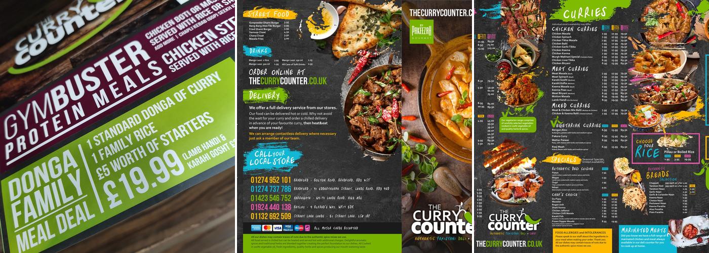 Curry Counter Menu