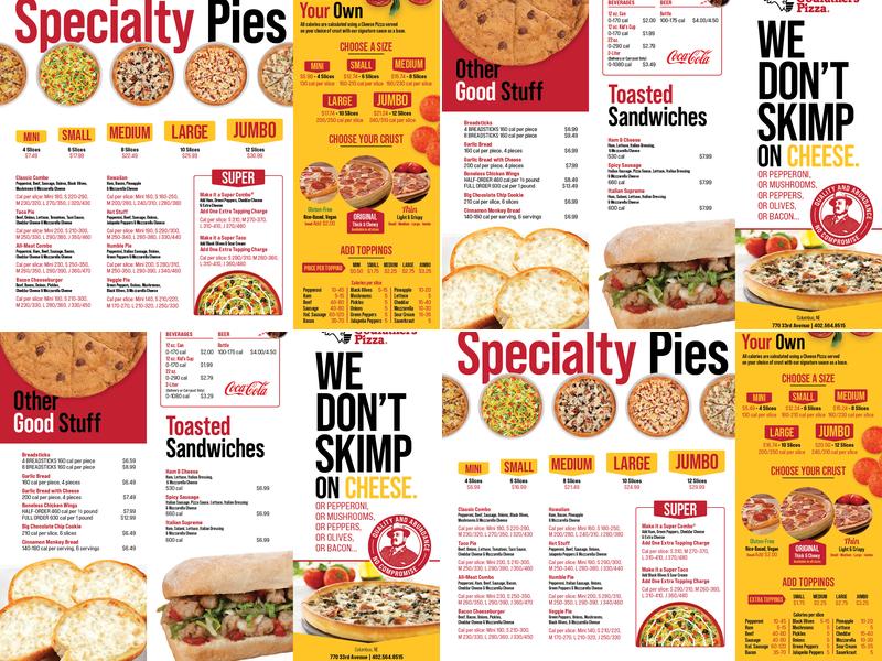 Godfather's Pizza Menu