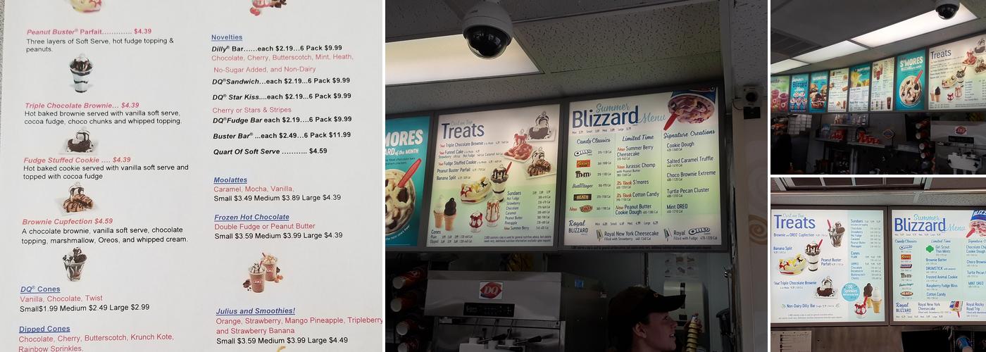 DAIRY QUEEN ORANGE JULIUS STORE Menu