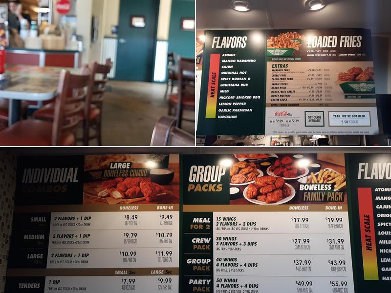 Wingstop Menu