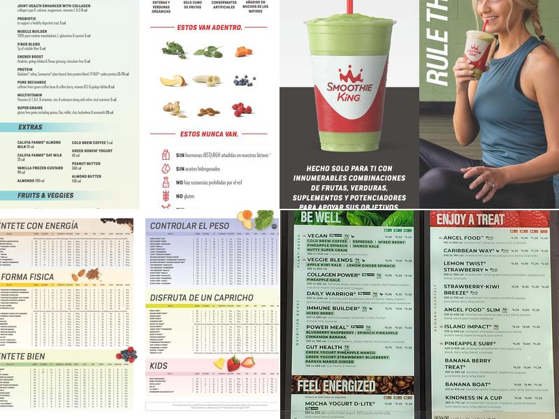 Smoothie King Menu