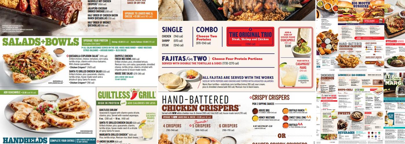 Chili's Grill & Bar Menu