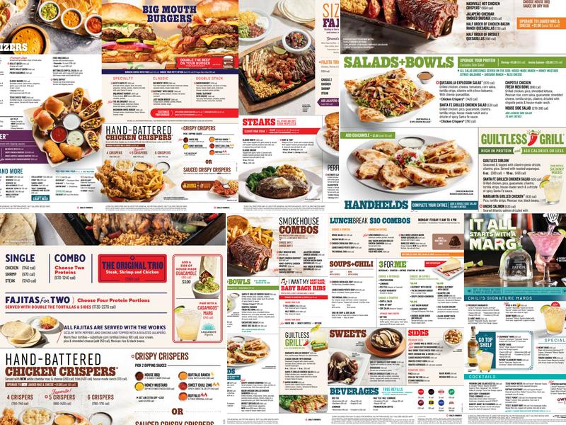 Chili's Grill & Bar Menu
