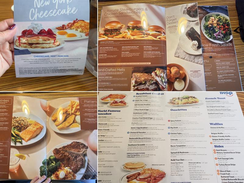 IHOP Menu