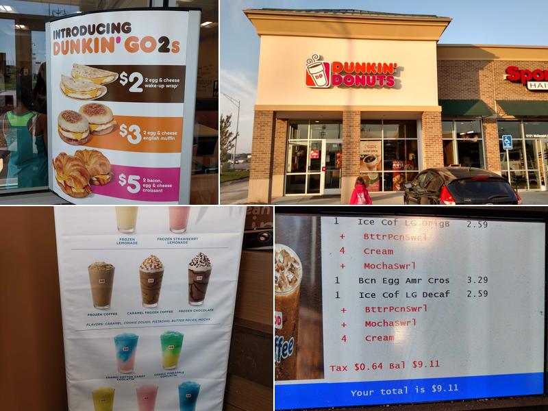 Dunkin' Menu