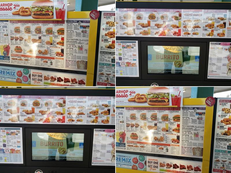 Sonic Drive-In Menu