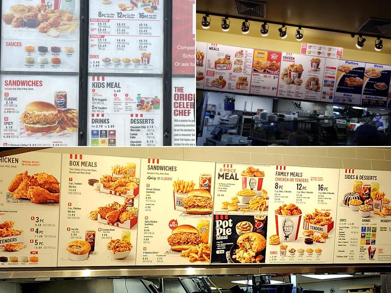 KFC Menu