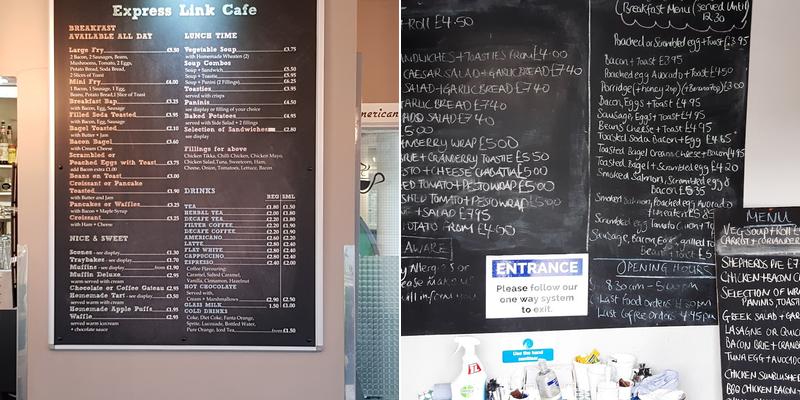 Rebecca's Coffee Shop Menu