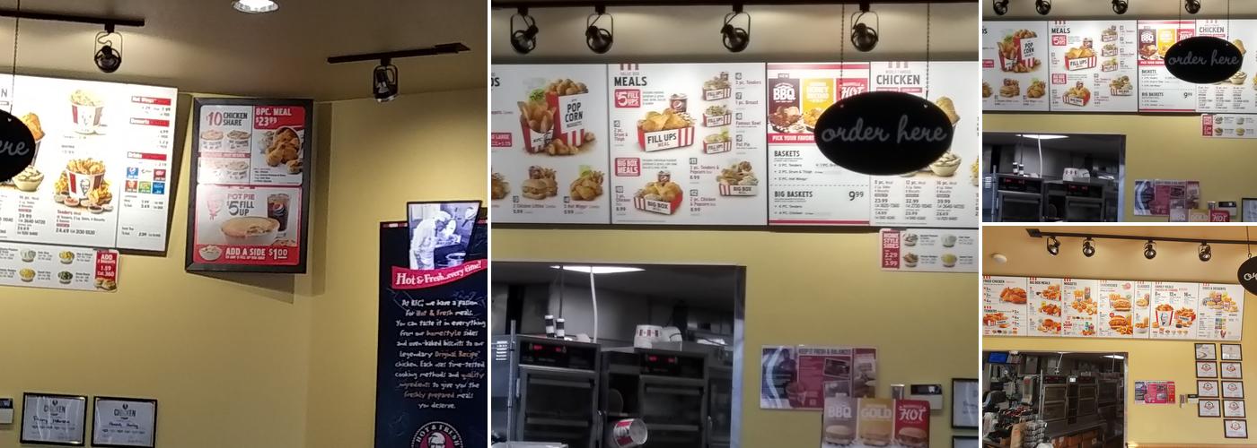 KFC Menu
