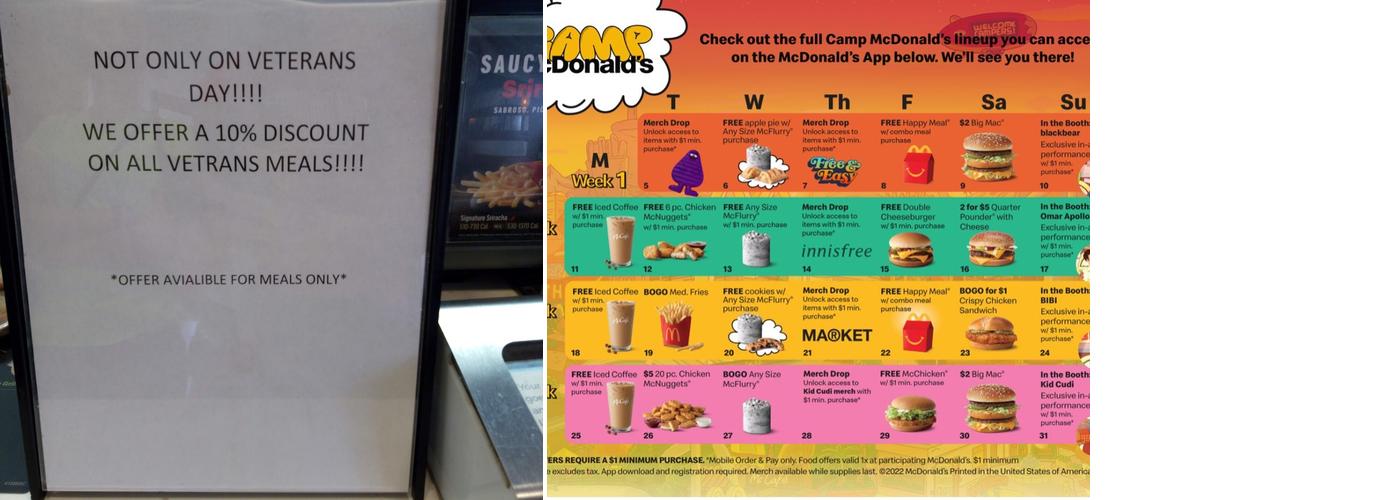 McDonald's Menu