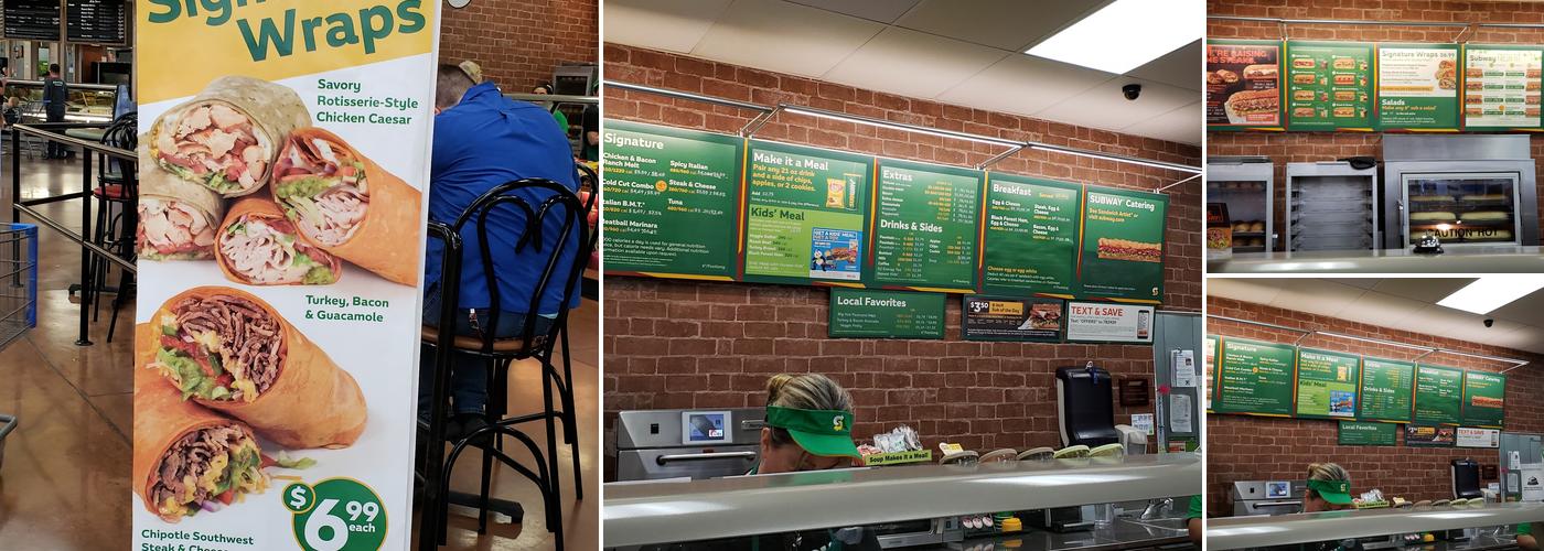 Subway Menu